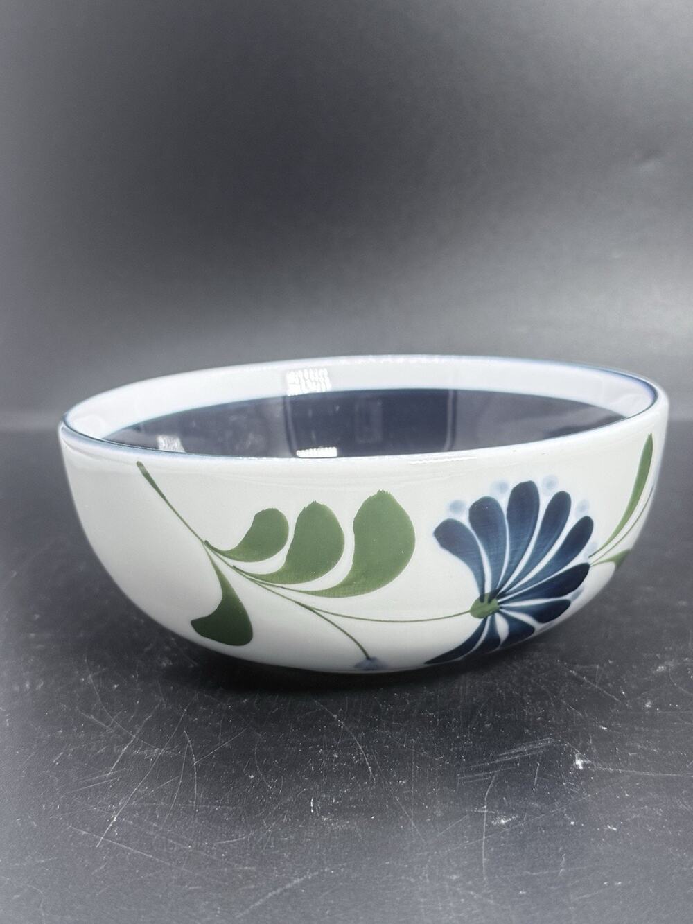 Vintage Dansk Sage Song White Blue Floral ONE Small Bowl
